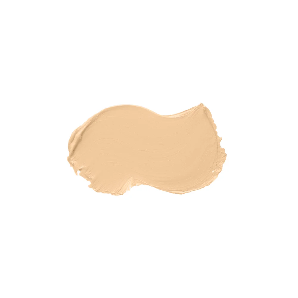 Beige cream swirl on a white background
