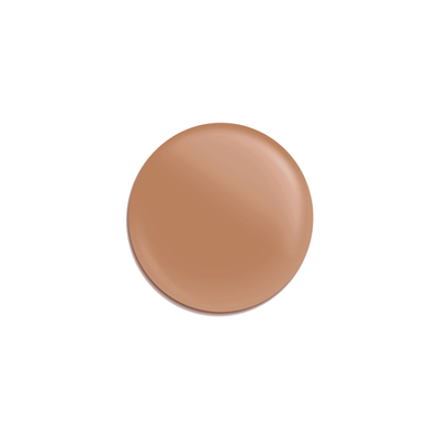 Brown circular paint swatch